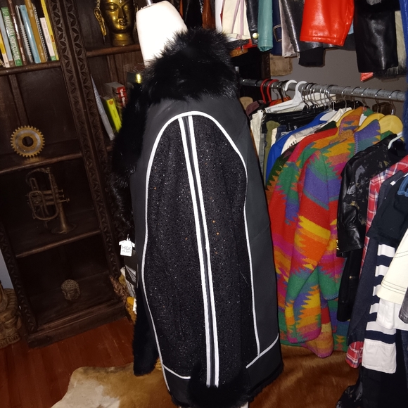 Shearling and sequence jacket - Picture 4 of 4